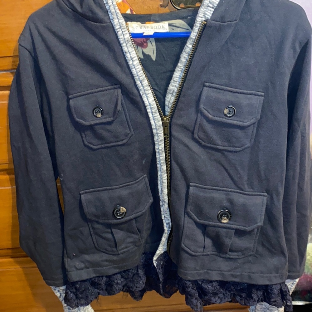 Black Fancy Buckle Jacket